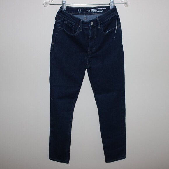 3/$55❤️new Gap Teen Jeans Sky High Skinny Ankle 13-14yr old 155cm height - Picture 1 of 9